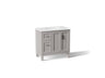 Quo® 36" bathroom vanity cabinet with sink and quartz top