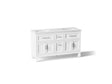 Quo® 60" bathroom vanity cabinet with sinks and quartz top