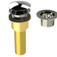 Brass Integral Waste & Overflow Clicker® Kit without Overflow, Low Profile (312Q)