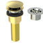 Brass Integral Waste & Overflow Clicker® Kit without Overflow, Low Profile (312Q)