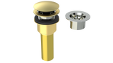 Brass Integral Waste & Overflow Clicker® Kit without Overflow, Low Profile (312Q)