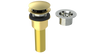 Brass Integral Waste & Overflow Clicker® Kit without Overflow, Low Profile (312Q)