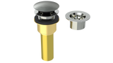 Brass Integral Waste & Overflow Clicker® Kit without Overflow, Low Profile (312Q)