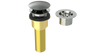 Brass Integral Waste & Overflow Clicker® Kit without Overflow, Low Profile (312Q)