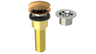 Brass Integral Waste & Overflow Clicker® Kit without Overflow, Low Profile (312Q)