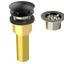 Brass Integral Waste & Overflow Clicker® Kit without Overflow, Low Profile (312Q)