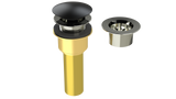 Brass Integral Waste & Overflow Clicker® Kit without Overflow, Low Profile (312Q)