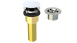 Brass Integral Waste & Overflow Clicker® Kit without Overflow, Low Profile (312Q-MW)