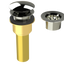 Brass Integral Waste & Overflow Clicker® Kit without Overflow, Low Profile (312Q)