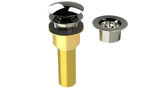 Brass Integral Waste & Overflow Clicker® Kit without Overflow, Low Profile (312Q)