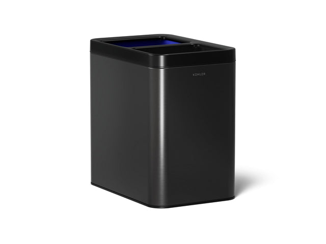 5-3/4-gallon dual-compartment open-top trash can