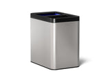 5-3/4-gallon dual-compartment open-top trash can