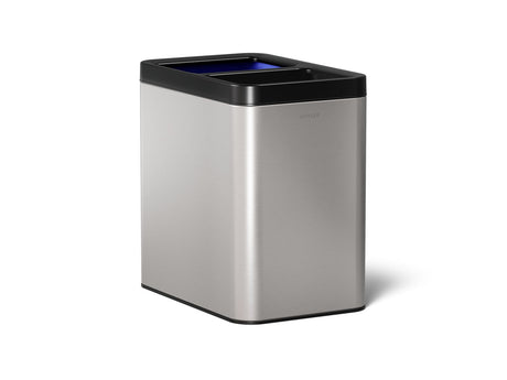 5-3/4-gallon dual-compartment open-top trash can