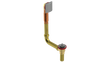 BRASS DIRECT DRAIN WASTE & OVERFLOW LIFT & TURN (3141DL)