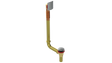 BRASS DIRECT DRAIN WASTE & OVERFLOW CLICKER® EXTENDED (3141DQ-20BN)