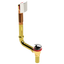 BRASS Direct Waste & Overflow with Clicker® Closure (3141DQ)
