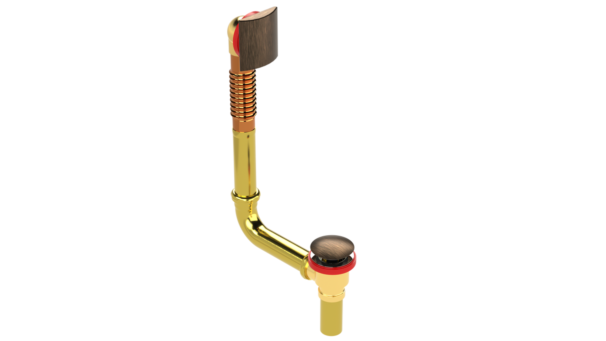BRASS Direct Waste & Overflow with Clicker® Closure (3141DQ)