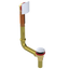 BRASS Direct Waste & Overflow with Clicker® Closure (3141DQ)