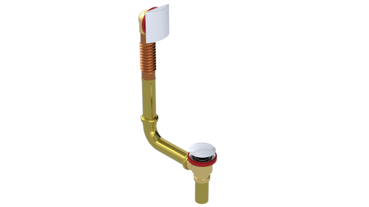 BRASS Direct Waste & Overflow with Clicker® Closure (3141DQ)