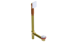 BRASS OFFSET WASTE & OVERFLOW LIFT & TURN EXTENDED (3141L-20W)