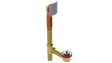 BRASS OFFSET WASTE & OVERFLOW LIFT & TURN (3141L)