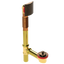 BRASS OFFSET WASTE & OVERFLOW LIFT & TURN (3141L)