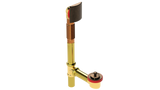 BRASS OFFSET WASTE & OVERFLOW LIFT & TURN (3141L)