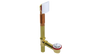 BRASS OFFSET WASTE & OVERFLOW LIFT & TURN (3141L)
