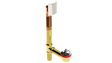 BRASS OFFSET WASTE & OVERFLOW PUSH-PULL-L (3141PP-CP-L)