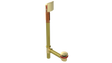 BRASS OFFSET WASTE & OVERFLOW CLICKER® EXTENDED (3141Q-20BG)