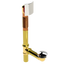 BRASS OFFSET WASTE & OVERFLOW CLICKER® (3141Q)