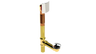 BRASS OFFSET WASTE & OVERFLOW CLICKER® (3141Q)
