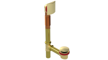 BRASS OFFSET WASTE & OVERFLOW CLICKER® (3141Q)