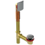 BRASS OFFSET WASTE & OVERFLOW CLICKER® (3141Q)