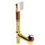 BRASS OFFSET WASTE & OVERFLOW CLICKER® (3141Q)