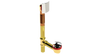 BRASS OFFSET WASTE & OVERFLOW CLICKER® (3141Q)