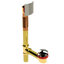 BRASS OFFSET WASTE & OVERFLOW CLICKER® (3141Q)