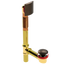 BRASS OFFSET WASTE & OVERFLOW CLICKER® (3141Q)