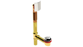BRASS Offset Waste & Overflow with Twirl™ Closure (3141T)