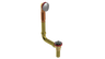 BRASS DIRECT DRAIN WASTE & OVERFLOW LIFT & TURN (3142DL)