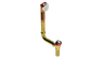 BRASS DIRECT DRAIN WASTE & OVERFLOW LIFT & TURN (3142DL)