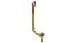 BRASS DIRECT DRAIN WASTE & OVERFLOW CLICKER® EXTENDED (3142DQ-20BN)