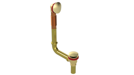 BRASS Direct Waste & Overflow with Clicker® Closure (3142DQ)