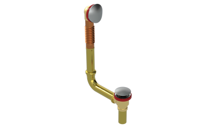 BRASS Direct Waste & Overflow with Clicker® Closure (3142DQ)
