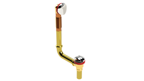 BRASS Direct Waste & Overflow with Twirl™ Closure (3142DT)
