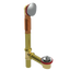 BRASS OFFSET WASTE & OVERFLOW LIFT & TURN (3142L)