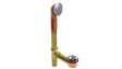 BRASS OFFSET WASTE & OVERFLOW LIFT & TURN (3142L)