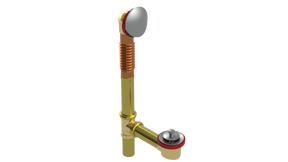 BRASS OFFSET WASTE & OVERFLOW LIFT & TURN (3142L)