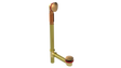 BRASS OFFSET WASTE & OVERFLOW CLICKER® EXTENDED (3142Q-20LB)