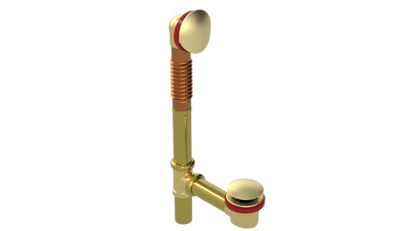 BRASS OFFSET WASTE & OVERFLOW CLICKER® (3142Q)